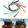 CCINEE 12 Pack Beach Towel Bands for Beach Chair, Stretchable