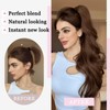 XIXISNOW Curly Ponytail Extension for Women 24'' Synthetic Heat Resistant
