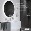 emco Round Towel Rail No Drilling Black Matt I Towel