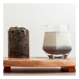 전라도청년 청년선식 태우지 않고 볶은 흑임자가루 500g x 1개 Jeolla-do Youth Young Sun-sik Roasted Black Sesame Powder 500g x 1 Pack