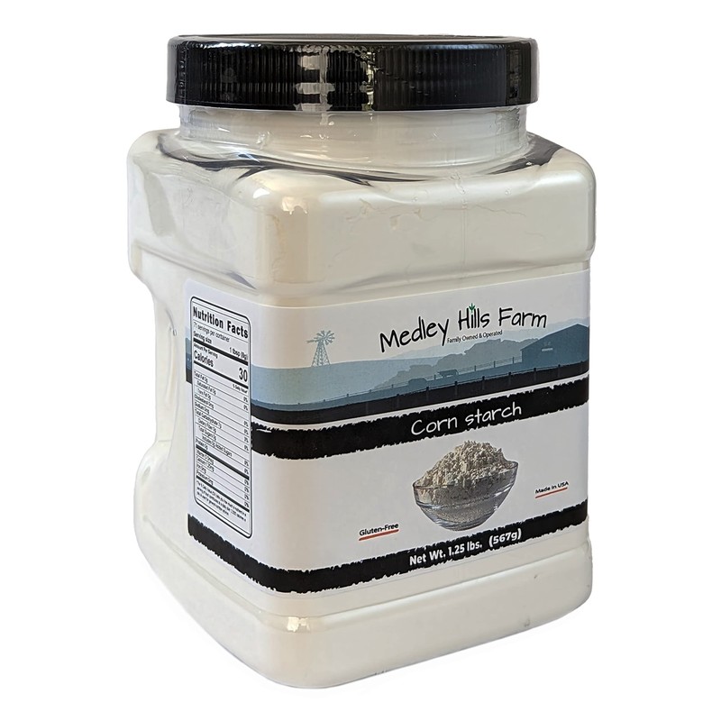 Corn starch by Medley hills farm 1.25 lbs. in Reusable