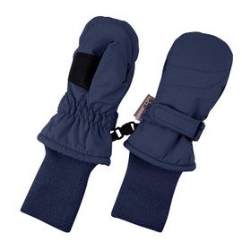 Thinsulate - Guantes impermeables de invierno para niños pequeños, Puño Xtra Largo, Azul Marino, 3-4 Años