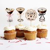 Ercadio 28 Pack Martini Party Cupcake Toppers Picks Coffee Espresso