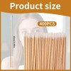 Precision Tip Cotton Swabs with Wooden Sticks – 400 Pcs