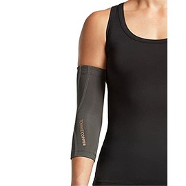 Tommie Copper Women's Performance Compression Elbow Brace Sleeve - Medium Slate Grey