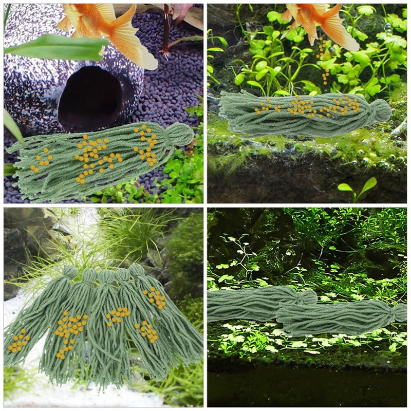 Kisangel Spawning Mops for Fish Tank - 10Pcs Fish Spawning