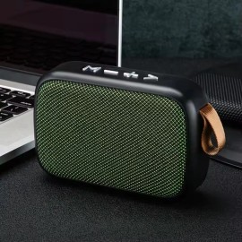 Unbranded Mini Portable Bluetooth Speaker Rechargeable Wireless Stereo Bass USB/TF/FM Mode - Green