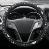 Star & Moon Pattern Car Steering Wheel Cover, Universal Non-slip