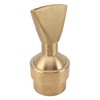 Fan Shaped Fountain Nozzle Copper Adjustable Uniform Water Spray Fan