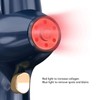 Facial Oxygen Spray Injector Red Blue Light High Pressure Fine