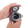 Metal Trailer Socket, 7 Pin, Trailer Socket, 24 V, 7