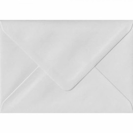 White Greeting Card Envelopes to Fit A5 Greetings Card or A4 Card Fold in Half for Invitation Wedding Birthday Party Crafts 152x216mm - 15 Envelopes (White)
