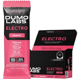 DUMO ELECTRO – Electrolitos en Polvo con Sodio, Potasio y Magnesio | Suplemento de Hidratación Avanzada para Deporte, Energía y Recuperación | 30 Porciones Sabor Sandía