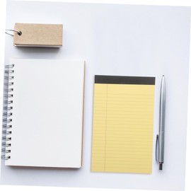 VILLFUL 4 Legal Notepad Yellow Legal Pad School Memo Pads Students Page Markers Planner Paper Desk Planner Daily Planner Notepad to-do List Pads Schedule Memo Pads Grocery List Page Tabs