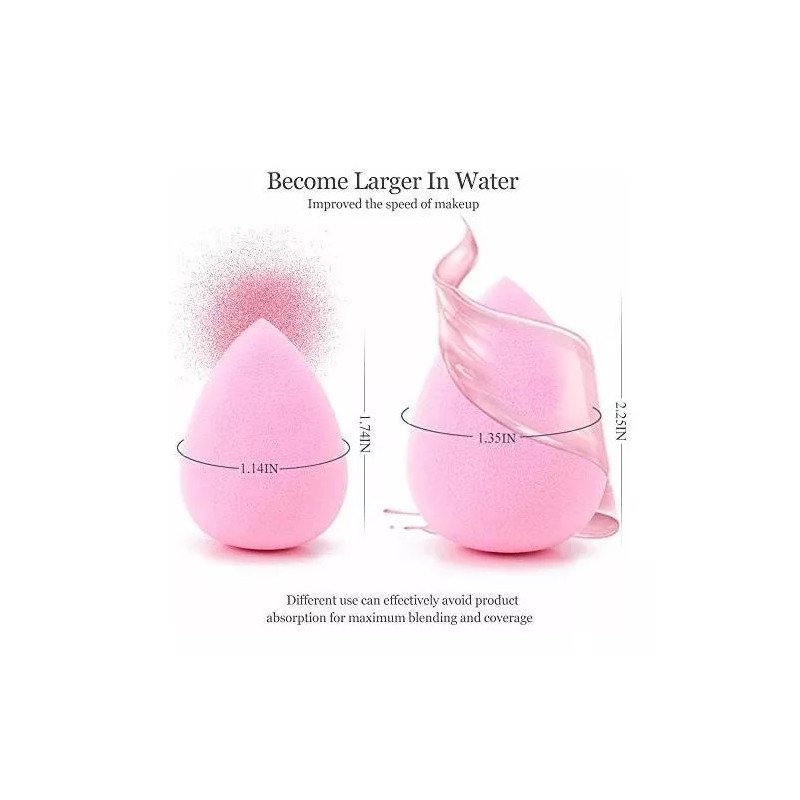 Arcane Tinmen Esponjas Para Difuminar Maquillaje Colores Brillantes 10pzas