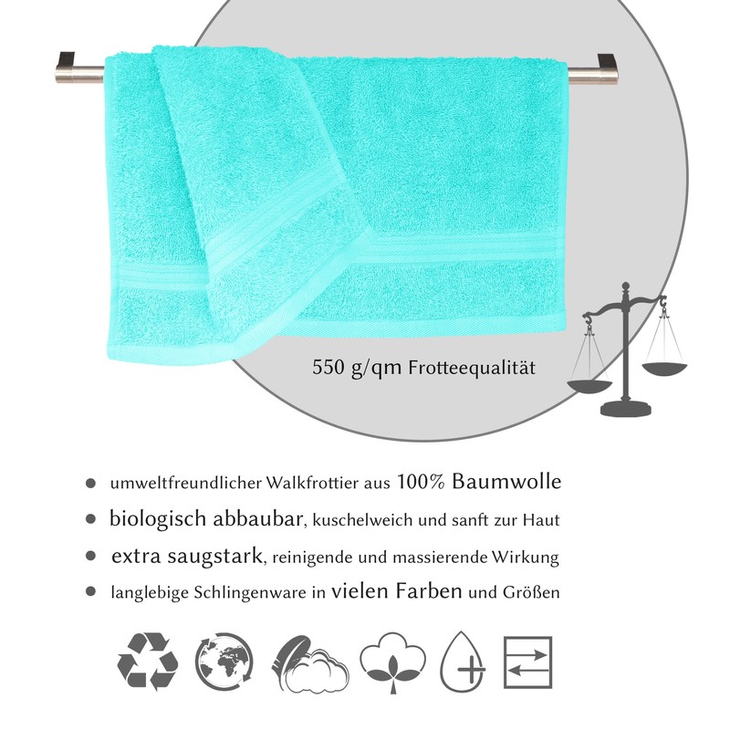 Lashuma Linz Small Hand Towels 30 x 30 cm Set