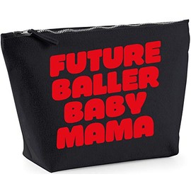 Hippowarehouse Future baller mama printed make up cosmetic wash bag 18x19x9cm