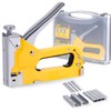 Tutee Stapler for Wood, 3-in-1 Box with 300 Nails, Suitable