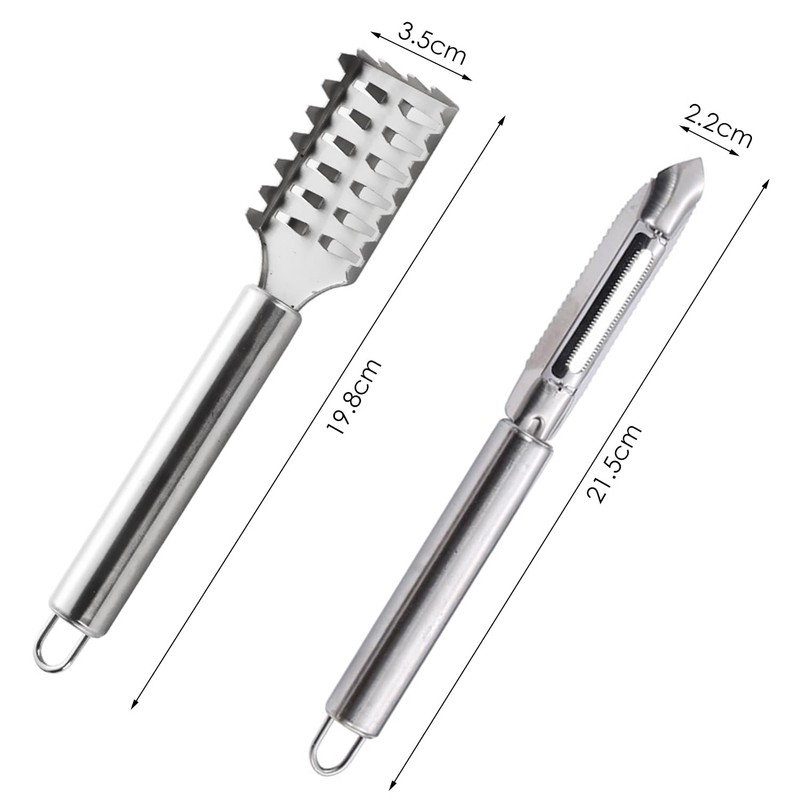 1 x Fish Scale Remover and 1 x Peeler, Home