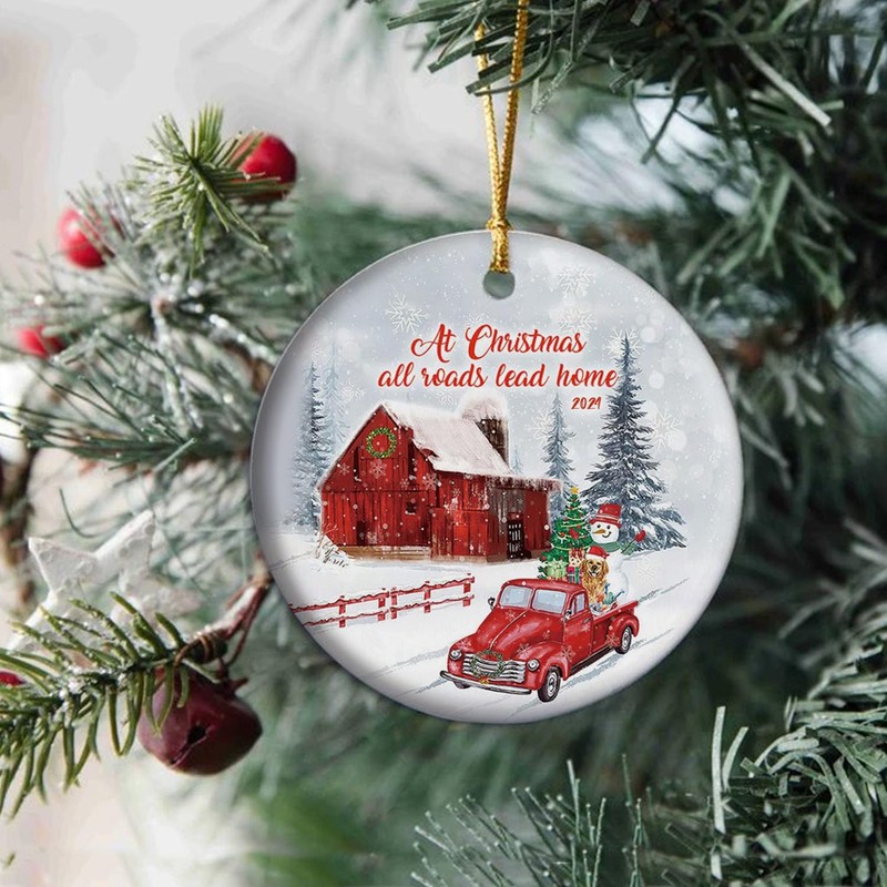 at Christmas All Roads Lead Home - 2023 Funny Christmas