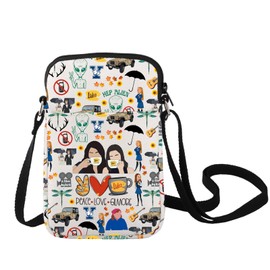 LEVLO Funny Luke's Crossbody Bag Luke's Fans Gift Peace Love Luke's Shoulder Bag Lorelai Luke's Merch, Luke's C Bag