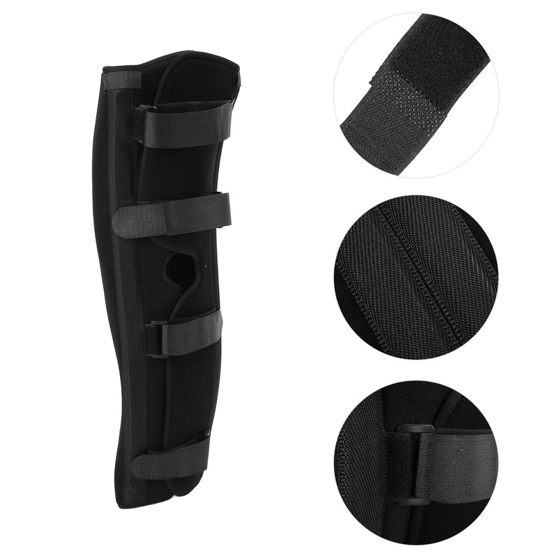 Knee Immobilizer One Piece Lightweight Steel Plate Supports Adjustable Comfortable