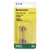 Bussman BP/MDL-4 4 Amp Glass Tube Time Delay Fuse 2