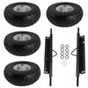 All Terrain Solid Never Flat Tires Wheel Kit 06423-ZS9-020AH 06423ZS9020AH