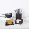 Set of 4 Modern Concrete Desk Accessories for Office Decor