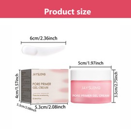 YANINEE 2 Stück Porenfüllende Gel Creme, Pore Shrink Porengrundierung Gel Creme, Invisible Pore Face Primer For All Skin