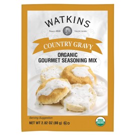 Watkins Organic Country Gravy Gourmet Seasoning Mix, 2.82 oz. Packets (Pack of 6)