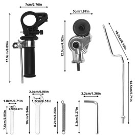 Hsthe Sea Electric Drill Shears Sheet Metal Cutter DIY Metal Drill Attachment for Cutting Iron Tin Plate Steel Copper Aluminium