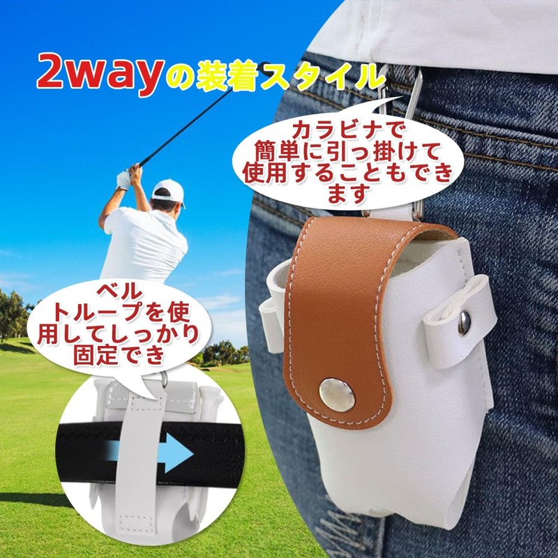 Renjzle Golf Ball Case, Lightweight, Trinket Holder, Golf Equipment, Ball
