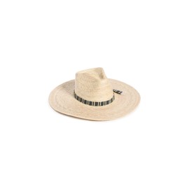 Brixton Women's Leigh Straw Fedora, Natural, Tan, S