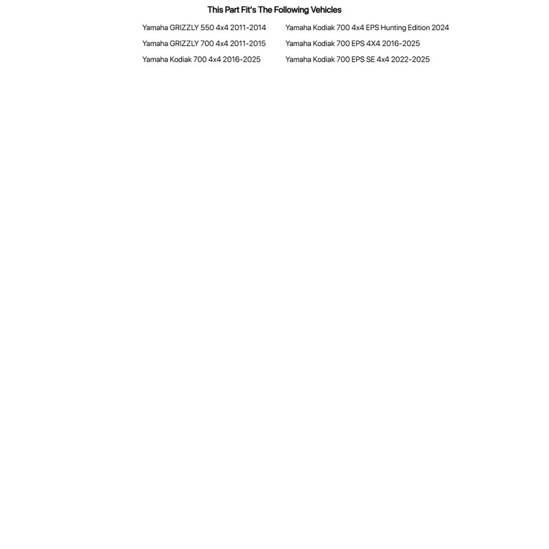 Tusk Starter for Yamaha Kodiak 700 EPS 4X4 2016-2024