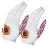 DEGA Golf Gloves 2 Pack 100% Cabretta Leather Golf Glove