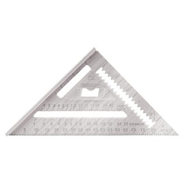 Johnson Level 7 In. Johnny Square Professional Aluminum Rafter Square With Manual