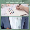 M&G Ballpoint Pen 0.5mm, 12pcs Retractable Fine Point Black Ink