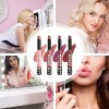 Labial Para Mujer Velvet Waterproof Duradero Set De 4 Nu