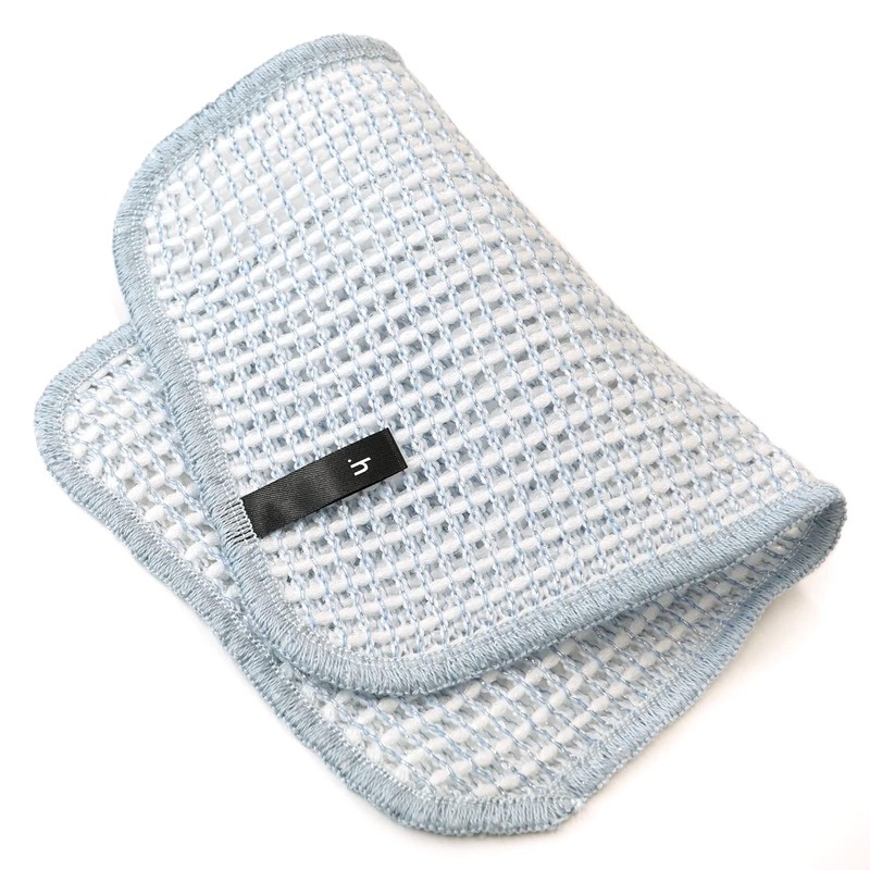 Infinity Antibacterial Sponge (Blue) 2 Piece Set, Silver Ion, Sterling