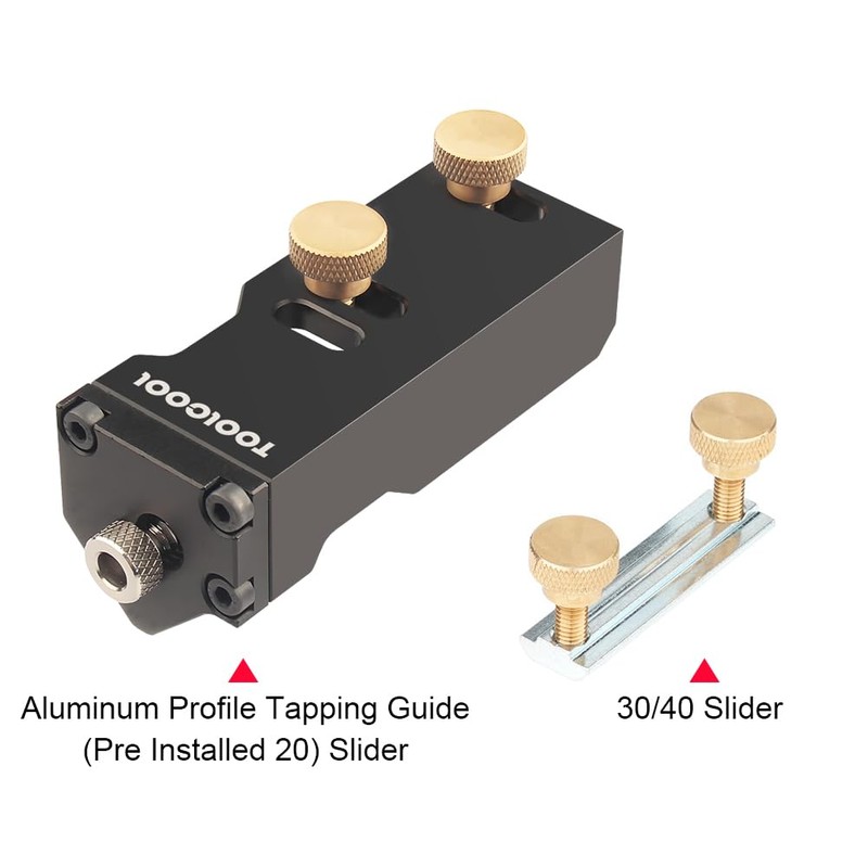 TOOLCOOL Aluminum Profile Tapping Guide Versatile Manual Tapping DIY Furniture