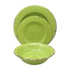 Gianna's Home 12 Piece Rustic Farmhouse Melamine Dinnerware Set, Service