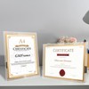 GraduationMall A4 Glass Photo Frame Certificate Frame Diploma Frames Document