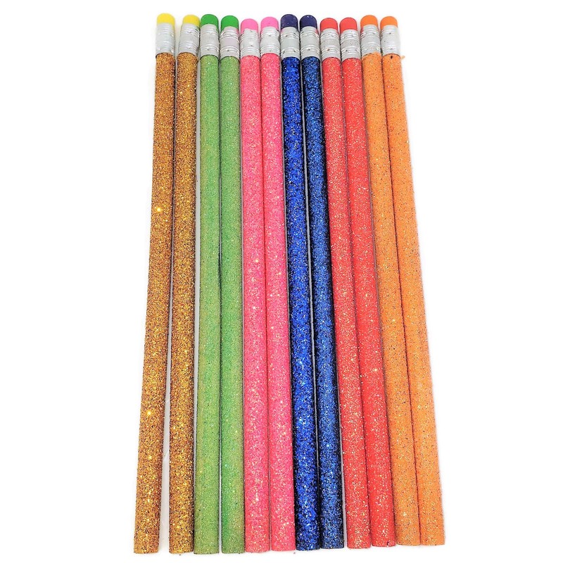Sparkle Glitter Fun #2 Lead 7.5" Pencils (24 Pack) 6
