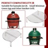 Grill Expander Rack for Kamado Joe JR，stainless Steel Stack Rack