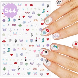 xo, Fetti Party Era Nail Stickers | 4 Sheets 544 Stickers | Concert Party Accessory, Bachelorette Decorations, Birthday Manicure, Bridesmaid Adhesive Press Ons