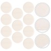 Baluue 12pcs Velour Body Powder Puff Soft and Smooth Makeup