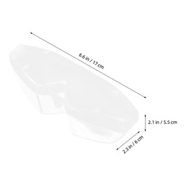 Supvox Swimming Goggles Case Transparent Plastic Swimming Goggles Case Storage Box for Swimming Goggles Sunglasses Men and Women (K20)