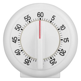 Jeffergarden Kitchen Clock 60 Minute Timer Mechanical Round Shape Kitchen Timer Kitchen Cooking Ring Mechanical Counter Alarm Clock Kitchen Alarm Loud Alarm for Cooking, Baking, Sports