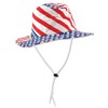 Beistle Patriotic Flag Hats, Red/White/Blue